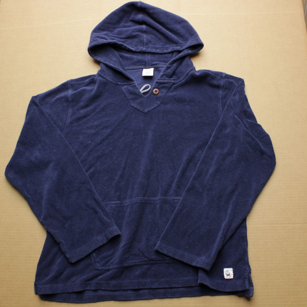 Birdwell Beach Britches Beach Hoodie Mens Sz XXL Blue Pullover Long Sleeve Surf